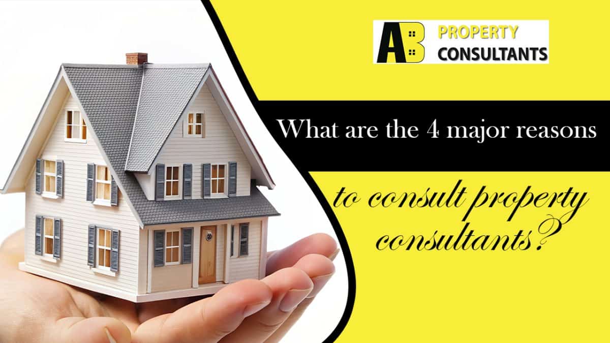 What are the 4 major reasons to consult property consultants?